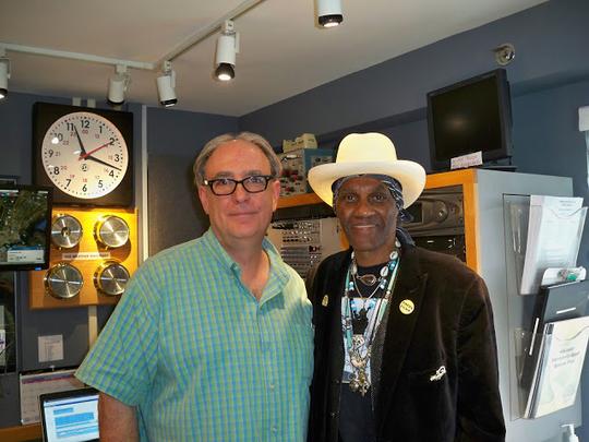 Interviewing Cyril Neville at WFDU, 2013